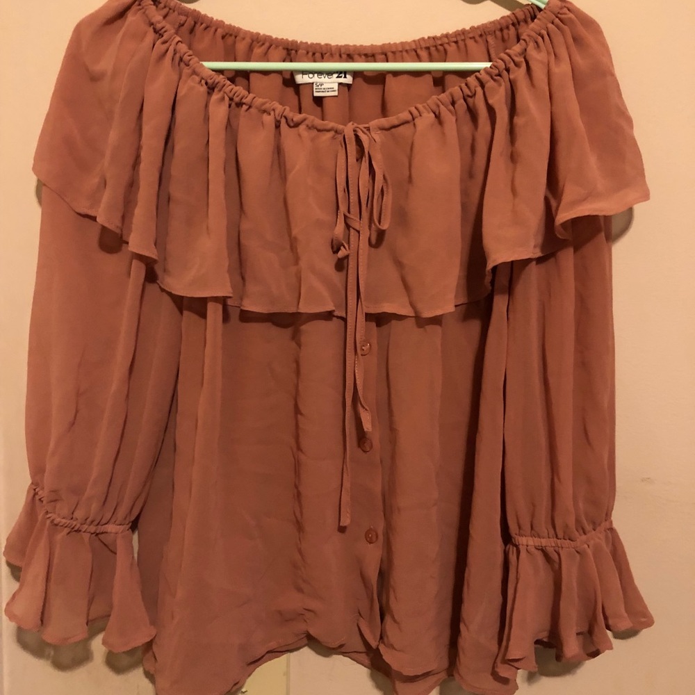 Off the shoulder blouse